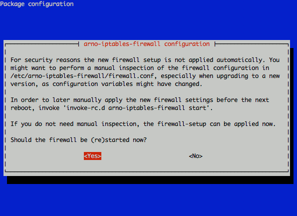 arno-iptables-firewall firewall restart query arno-iptables-firewall firewall restart query